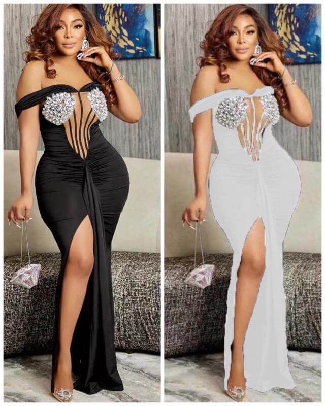 Sculpted Bloom Corset Gown