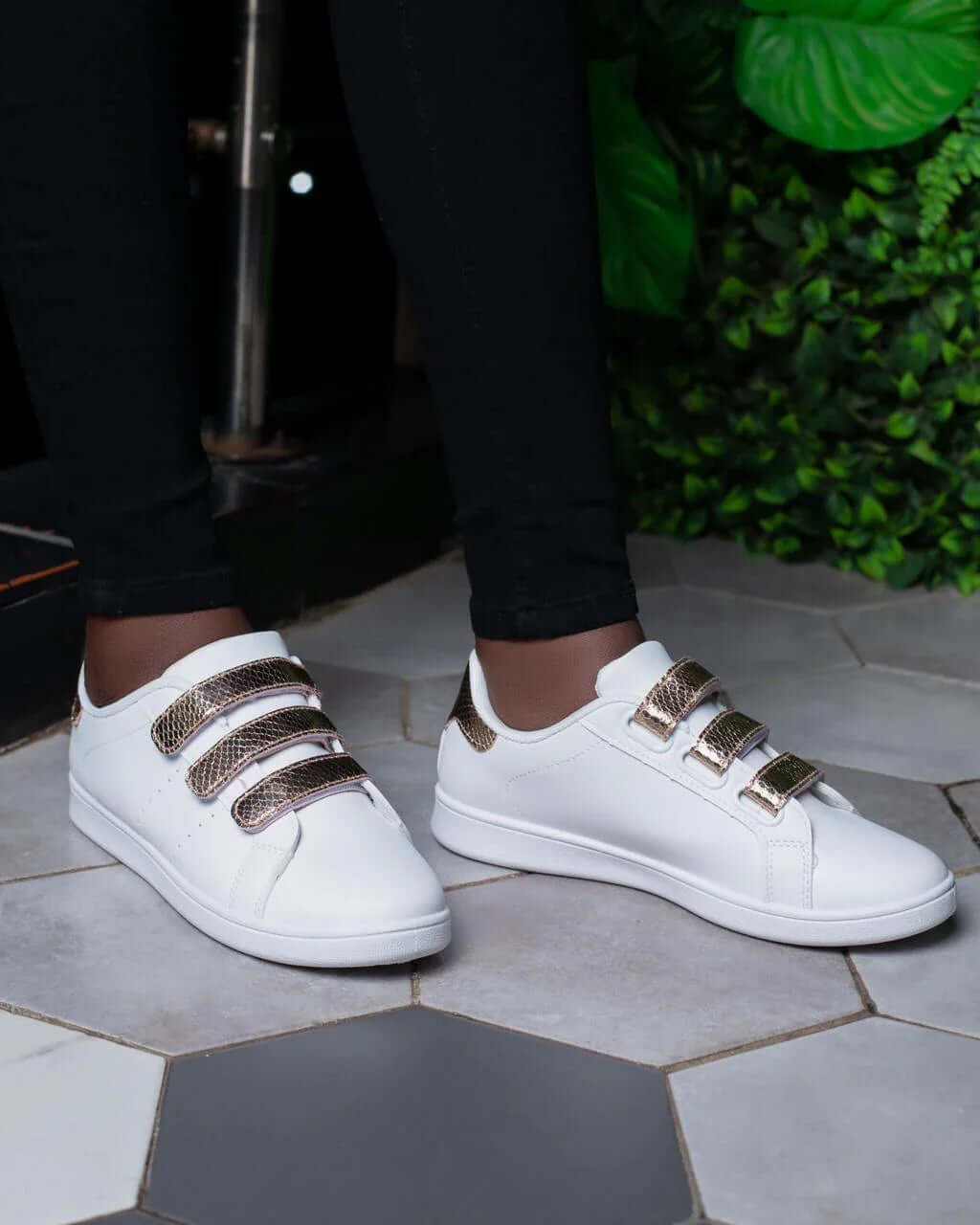 No lace Sneakers (white) - Minichic collection