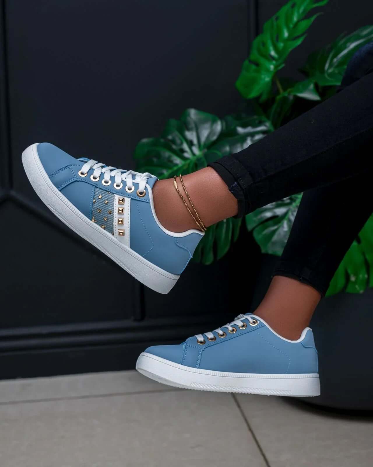 Diamond Sneakers (Blue) - Minichic collection