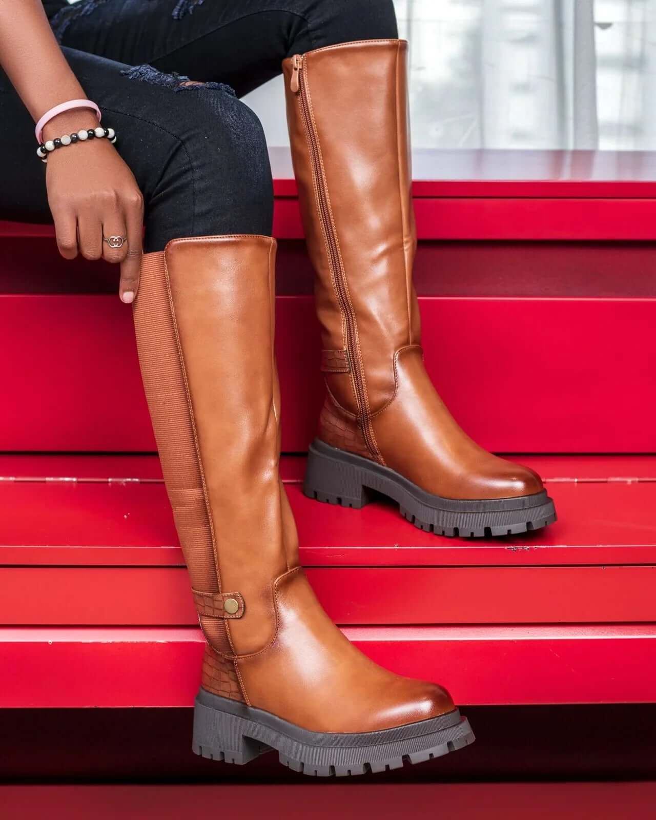 Whisky Boots (Brown) - Minichic collection