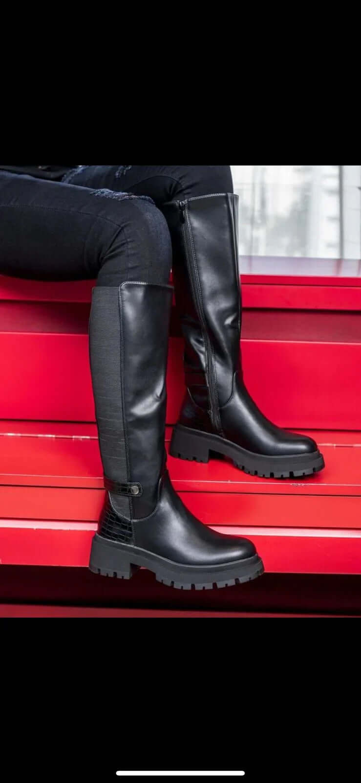 Whiskey Boots (Black) - Minichic collection
