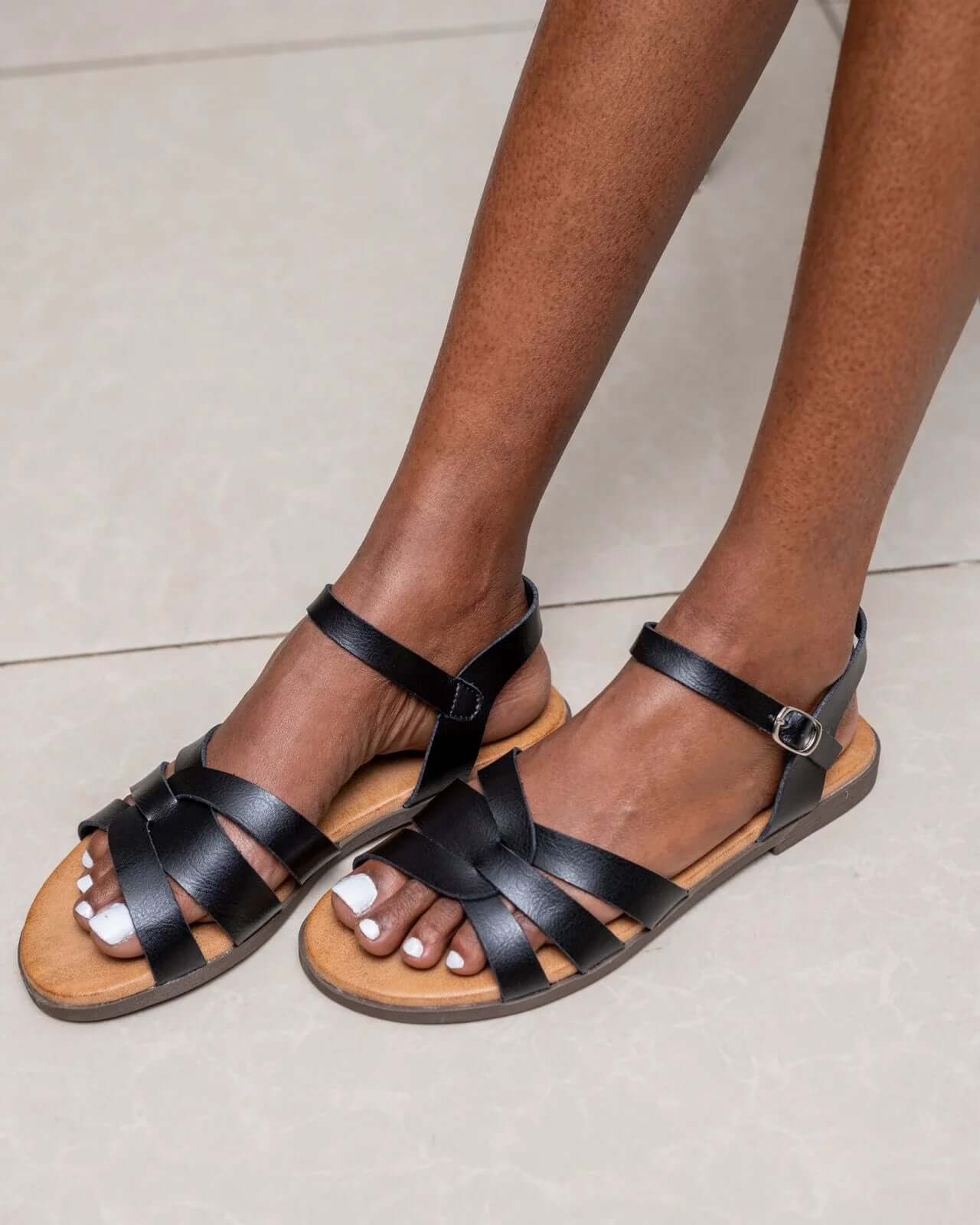 Comfy Sandle(Black) - Minichic collection