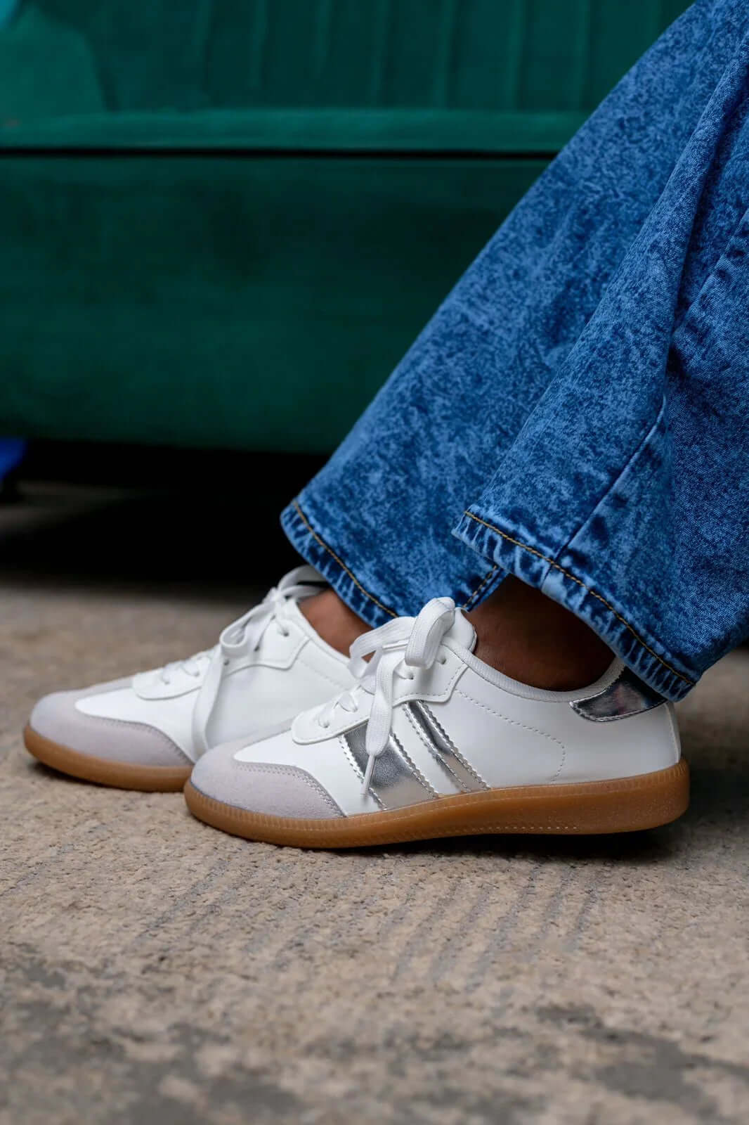 Rebel Sneakers (Silver) - Minichic collection
