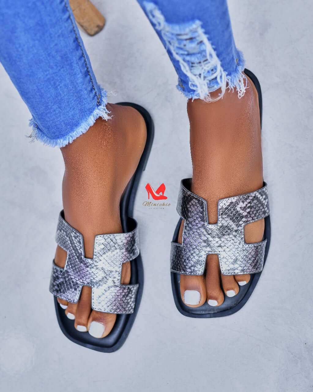 Snake Sandle Silver