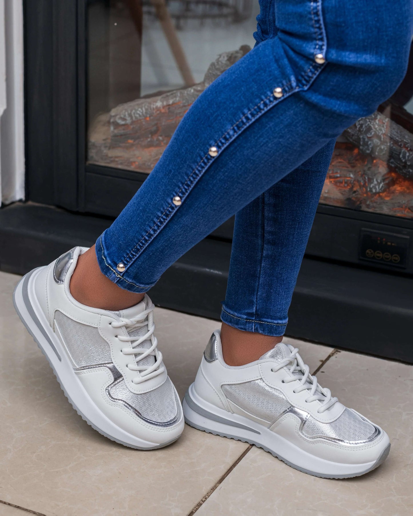 Riri Airmax sneakers-White - Minichic collection