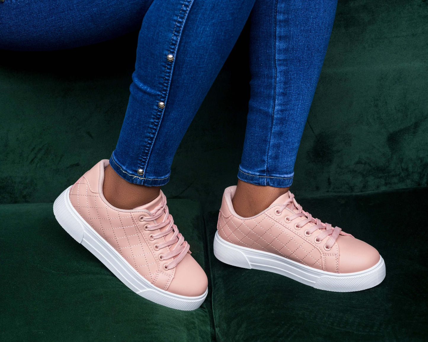 Oliver squared sneakers-Pink - Minichic collection