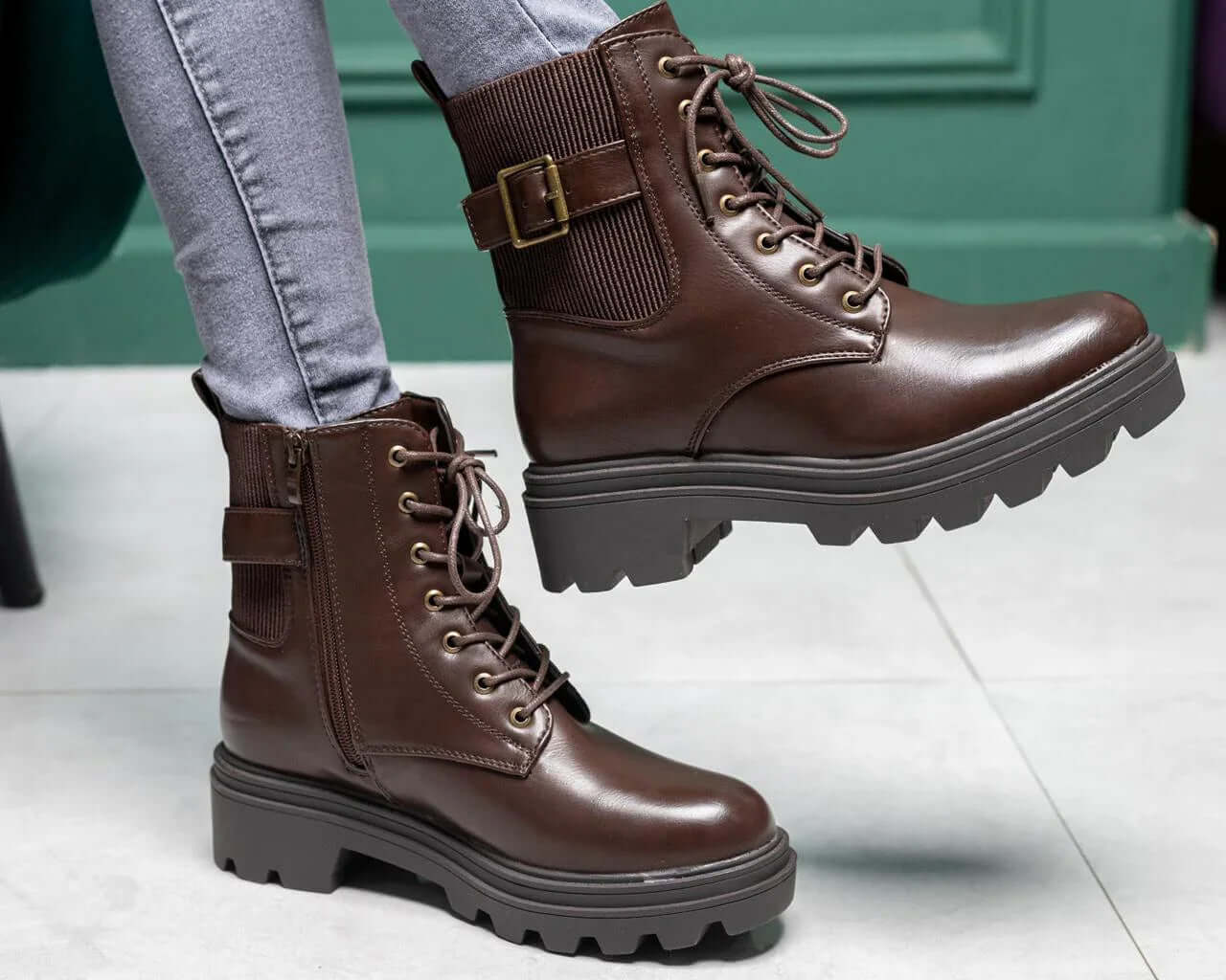 Chloe Boots (Brown) - Minichic collection