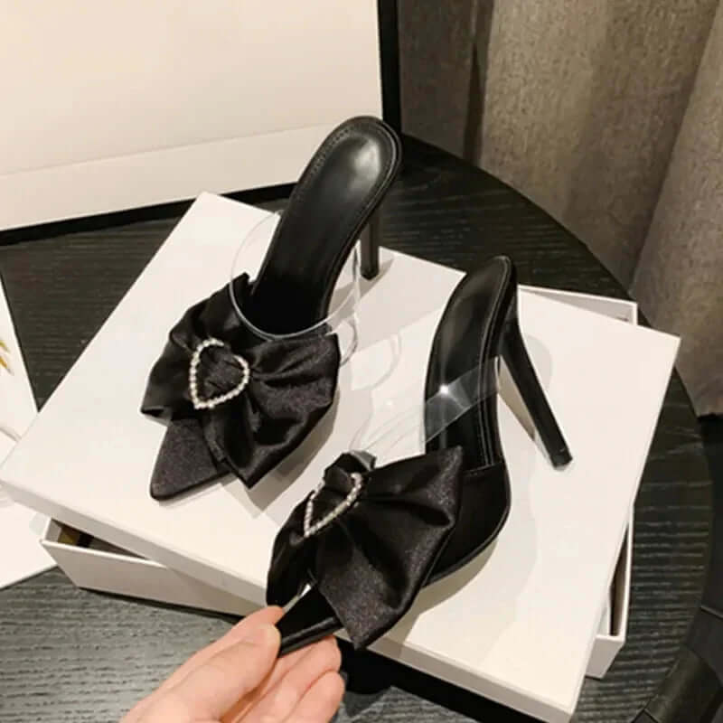 Current Obsession Heels(black) - Minichic collection