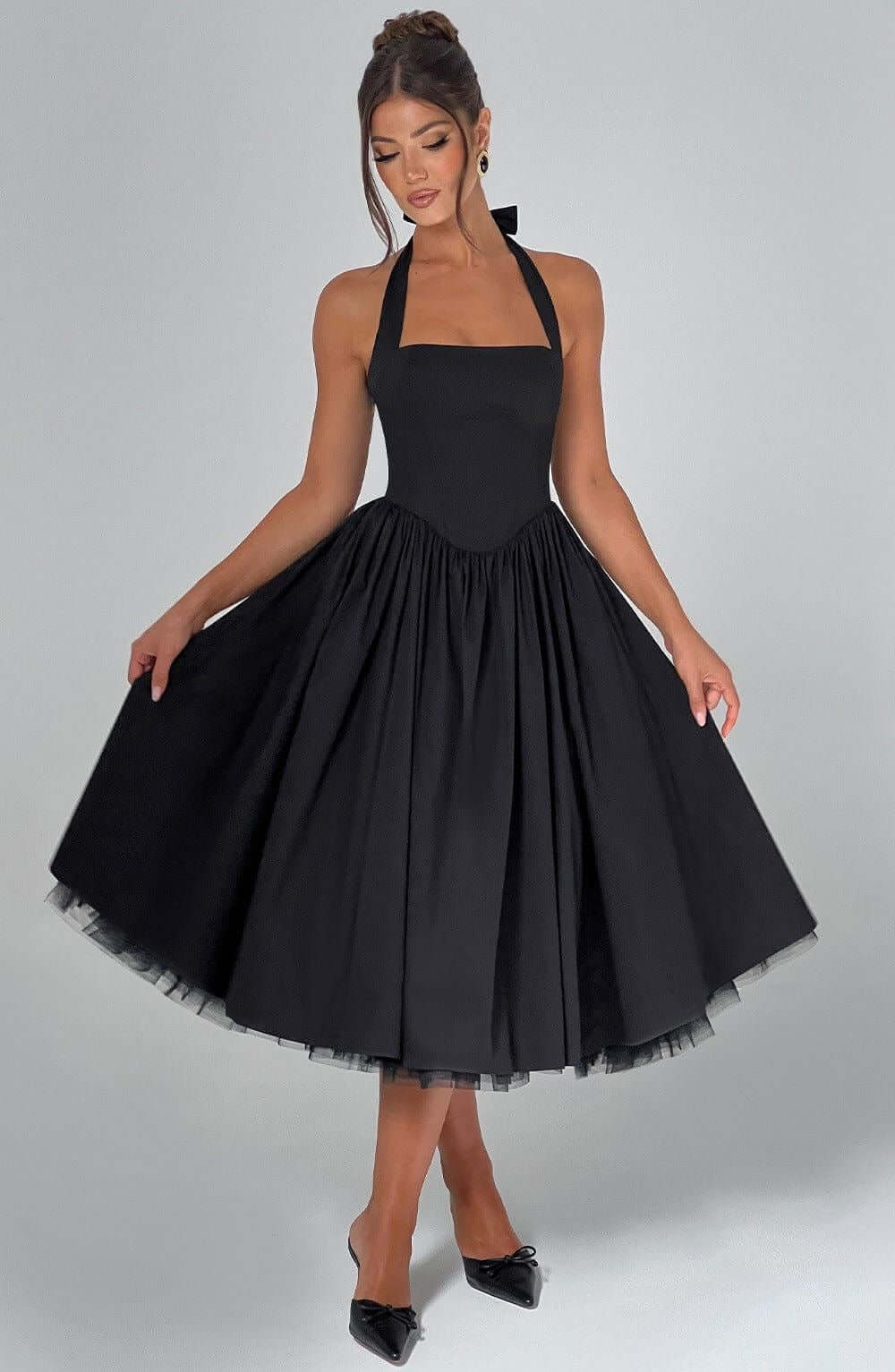 Classic Audrey Halter Dress