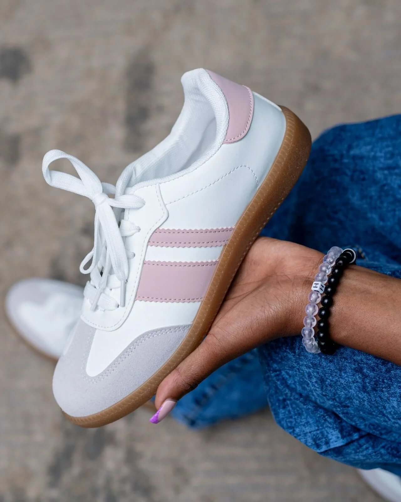 Rebel Sneakers (pink) - Minichic collection 