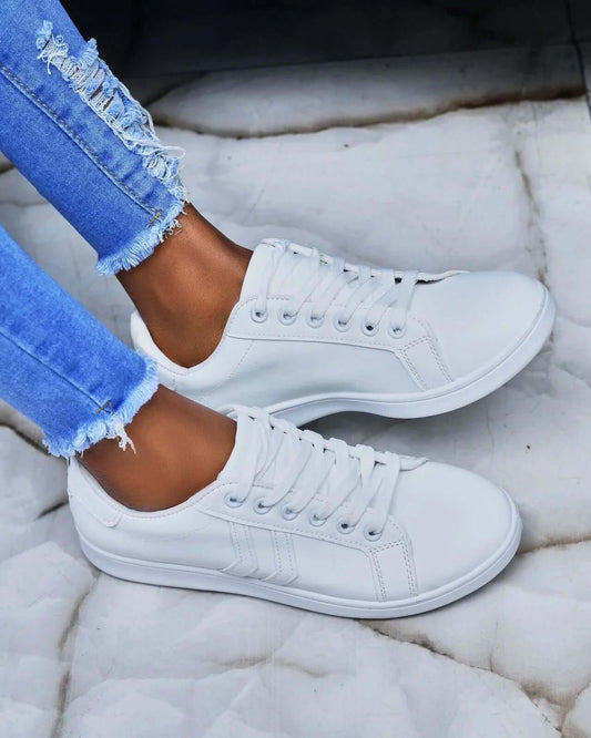 Runway Sneakers (White) - Minichic collection 