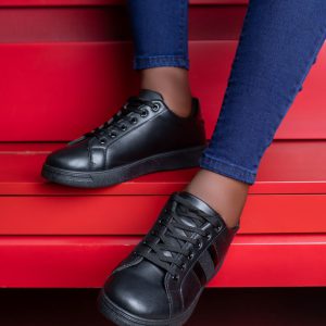 Shiny Shoe Sneakers (Black) - Minichic collection