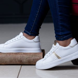 Dazzling Sneaker (W/Gold) - Minichic collection