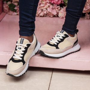 T Drops Sneakers (Beige) - Minichic collection