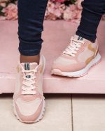 T Drops Sneakers (pink) - Minichic collection