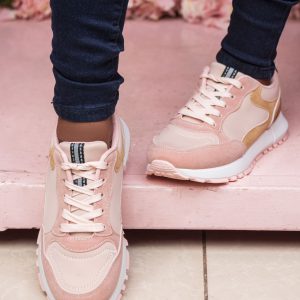 T Drops Sneakers (pink) - Minichic collection